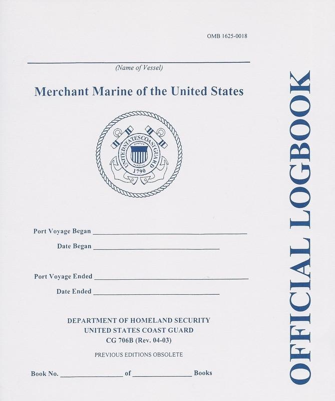 Buy USCG Official Log Books | Bahamas Log Books Online - Amnautical