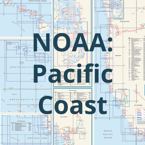 NOAA Charts - Pacific Coast | Buy NOAA Charts Online - Amnautical