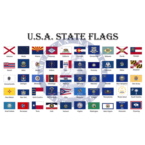 50 State Flag Set