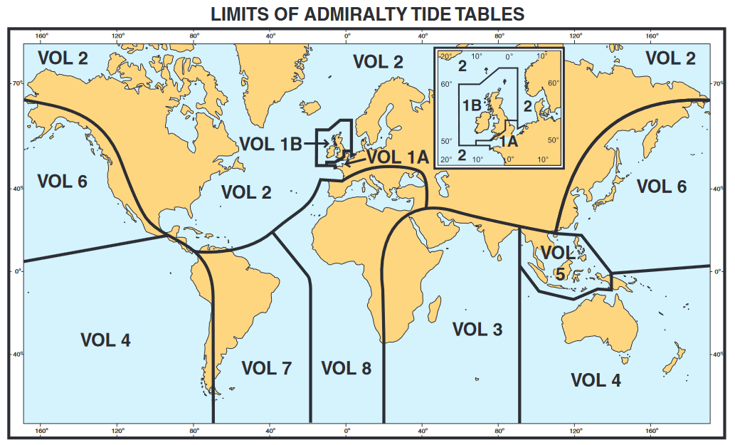 Admiralty Tide Tables (ATT) Volume 2, North Atlantic Ocean and Arctic Regions (NP202)