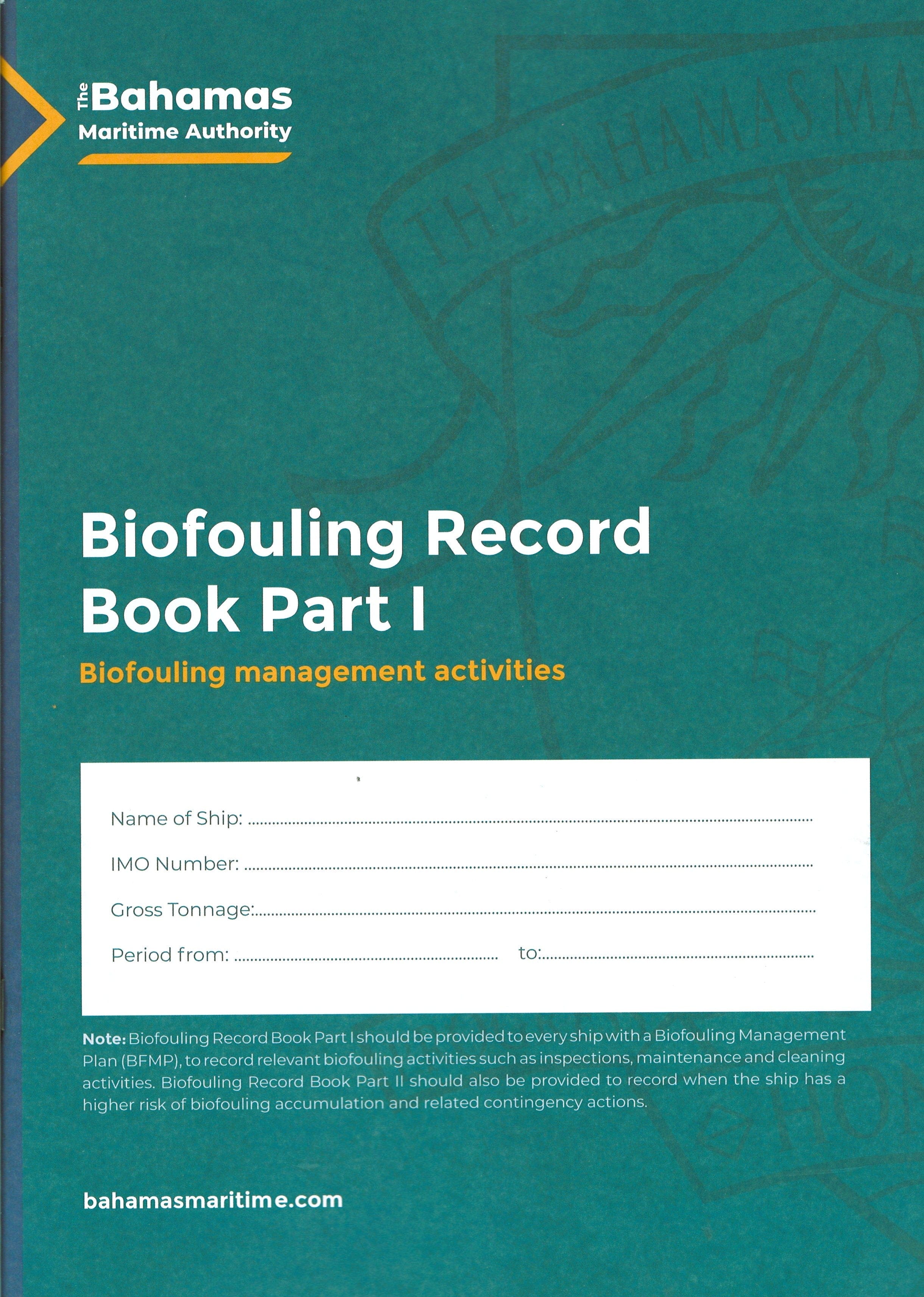 Bahamas Biofouling Record Book, 2024 Edition