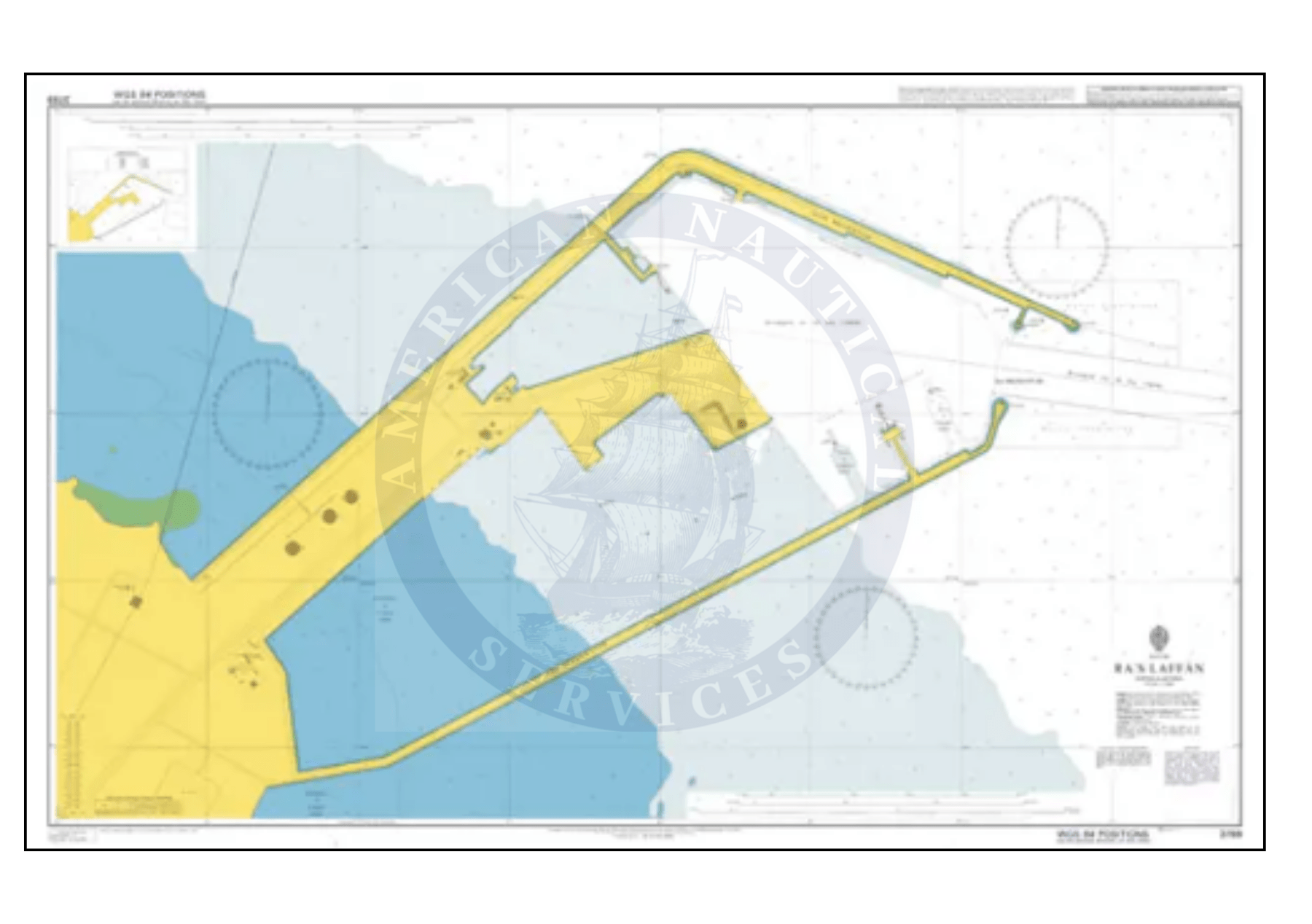 British Admiralty Nautical Chart 3789: Qatar, Hamad Port