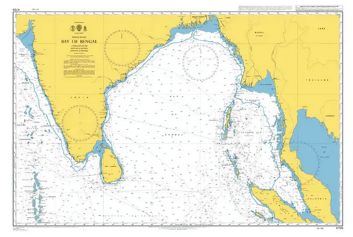 British Admiralty Nautical Chart  4706: Bay of Bengal