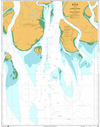 British Admiralty Nautical Chart 732: Bangladesh - Bay of Bengal, Pussur River and Approaches (Replaced by BA Charts 899, 907, & 910)