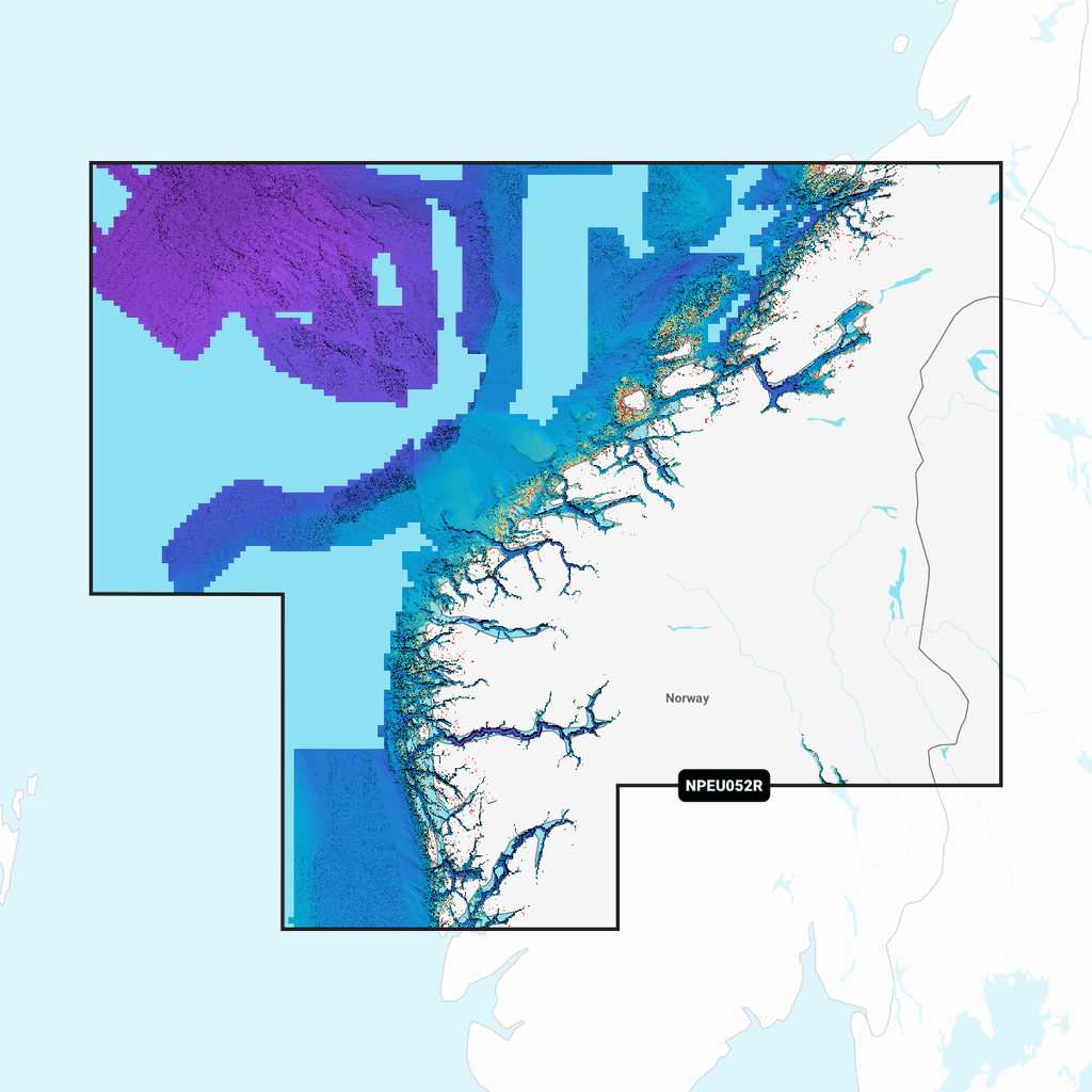 Garmin Navionics Vision+ Chart EU052R: Norway, Sognefjord to Svefjorde