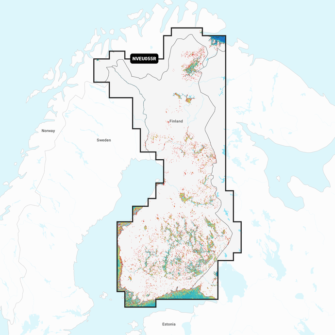 Garmin Navionics Vision+ Chart EU055R: Finland, Lakes & Rivers