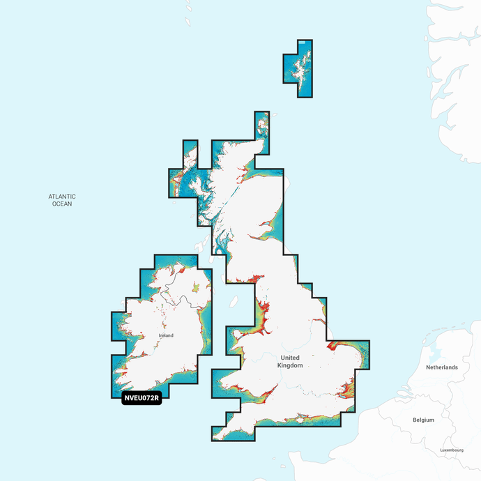 Garmin Navionics Vision+ Chart EU072R: U.K. & Ireland Lakes & Rivers