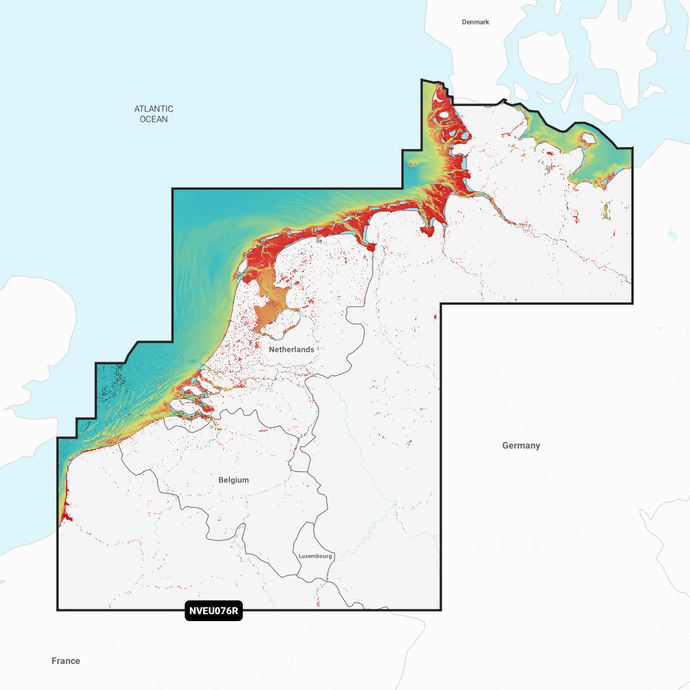 Garmin Navionics Vision+ Chart EU076R: Benelux & Germany, West