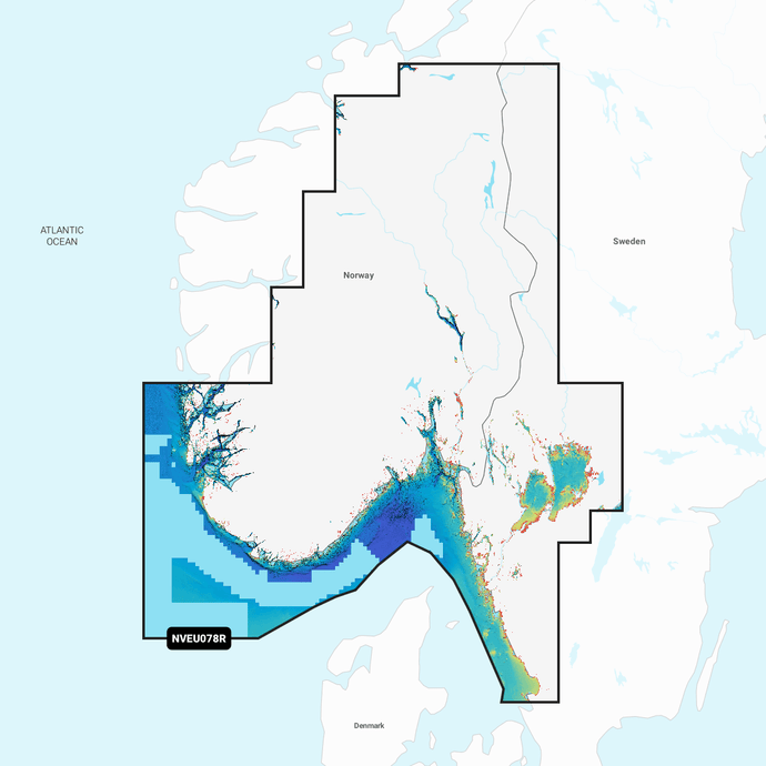 Garmin Navionics Vision+ Chart EU078R: Oslo, Skagerrak & Haugesund