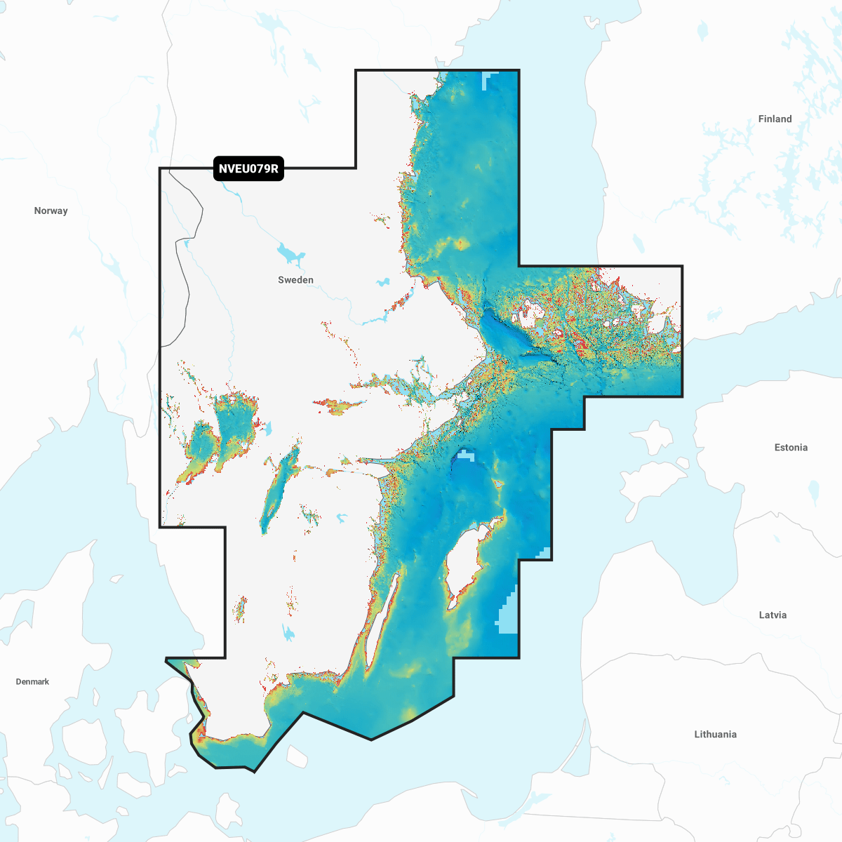 Garmin Navionics Vision+ Chart EU079R: Sweden, Southeast