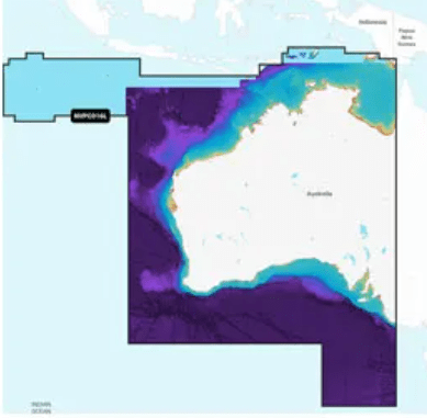 Garmin Navionics Vision+ Chart PC016L: Australia, West & Central