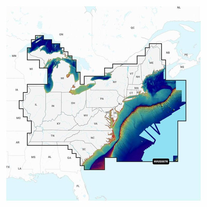 Garmin Navionics Vision+ Chart US007R: U.S. East