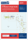 Imray Chart A231: Virgin Islands (St Thomas to Virgin Gorda), 2023 Edition