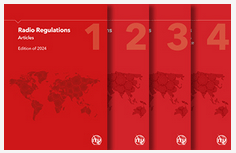 ITU The Radio Regulations (4 Volume Set), 2024 Edition