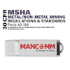 Mancomm 30 CFR: Parts 40-199: MSHA Metal/Non-Metal Mining Regulations, January 2024