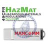 Mancomm 49 CFR: Transportation, Parts 100-185 (US Hazmat Regs), March 2024