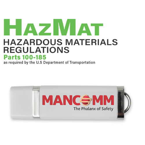 Mancomm 49 CFR: Transportation, Parts 100-185 (US Hazmat Regs), October 2024