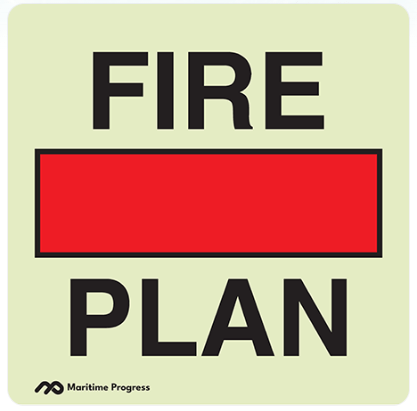 Marine Fire Sign, IMO Fire Control Symbol: Fire Control Plan