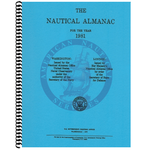 Nautical Almanac 1981 - Spiralbound