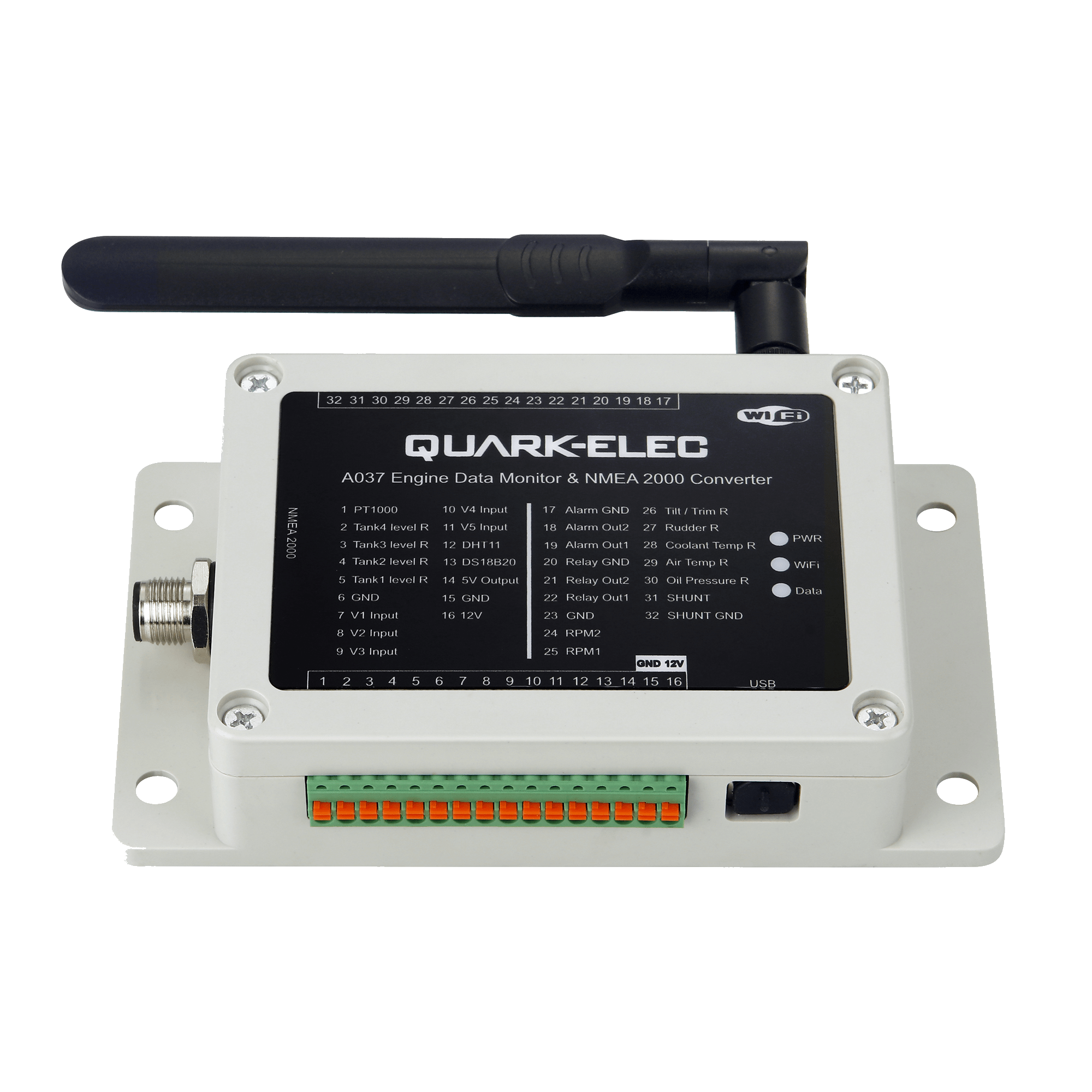 NMEA 2000: A037 Engine Data Monitor & NMEA 2000 Converter