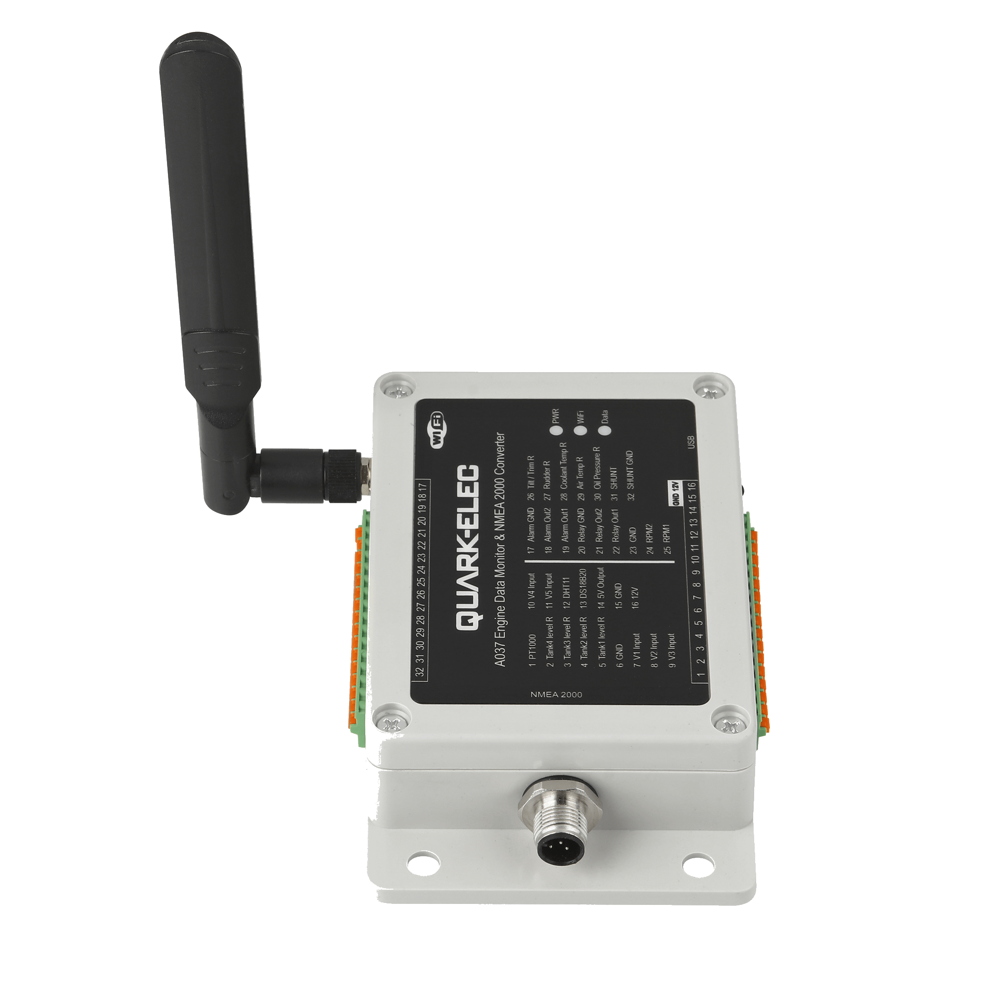 NMEA 2000: A037 Engine Data Monitor & NMEA 2000 Converter