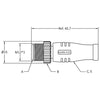 NMEA 2000: AS2K-T Backbone Terminators (Male/Female)