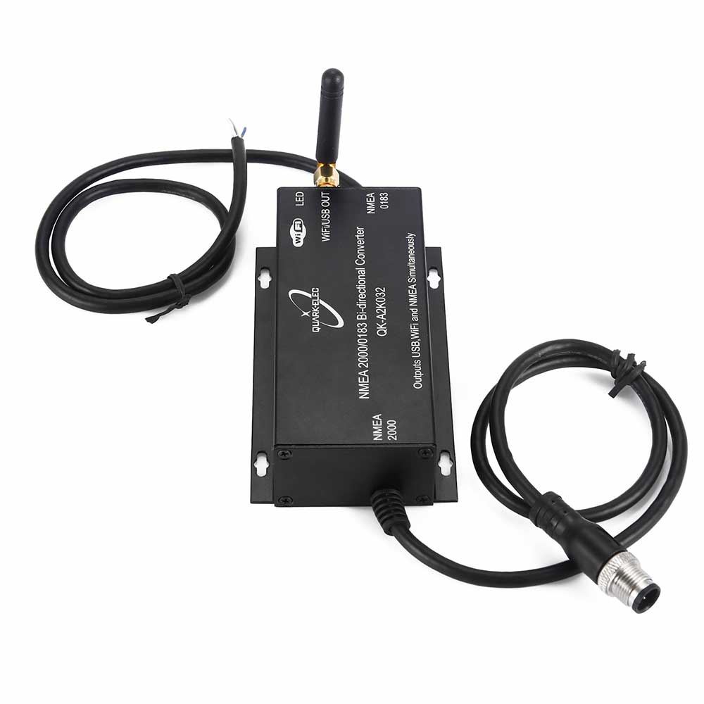 NMEA 2000: QK-A032 NMEA 2000/0183 Bi-directional Gateway + USB + WiFi