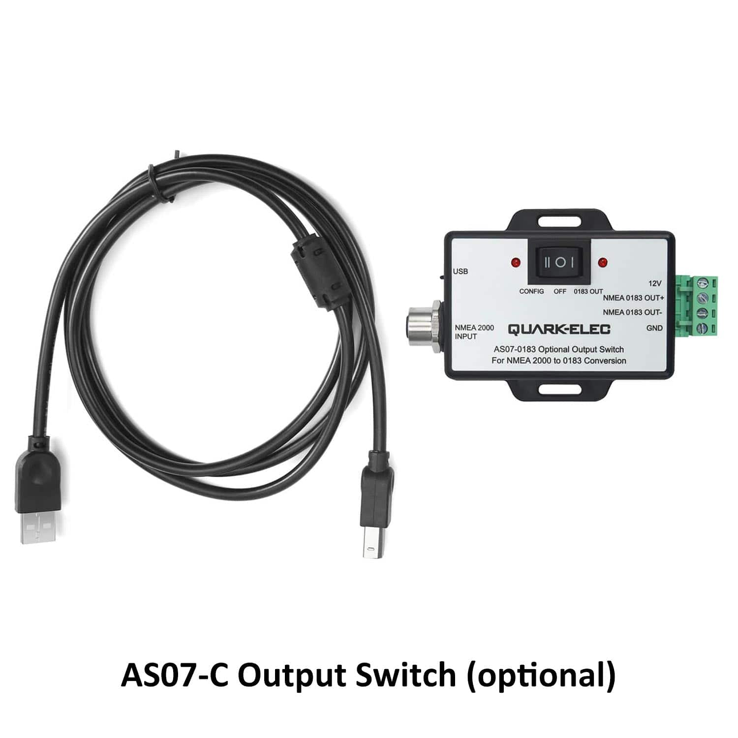 NMEA 2000: QK-AS07-C Optional output switch for AS07-N2K Config