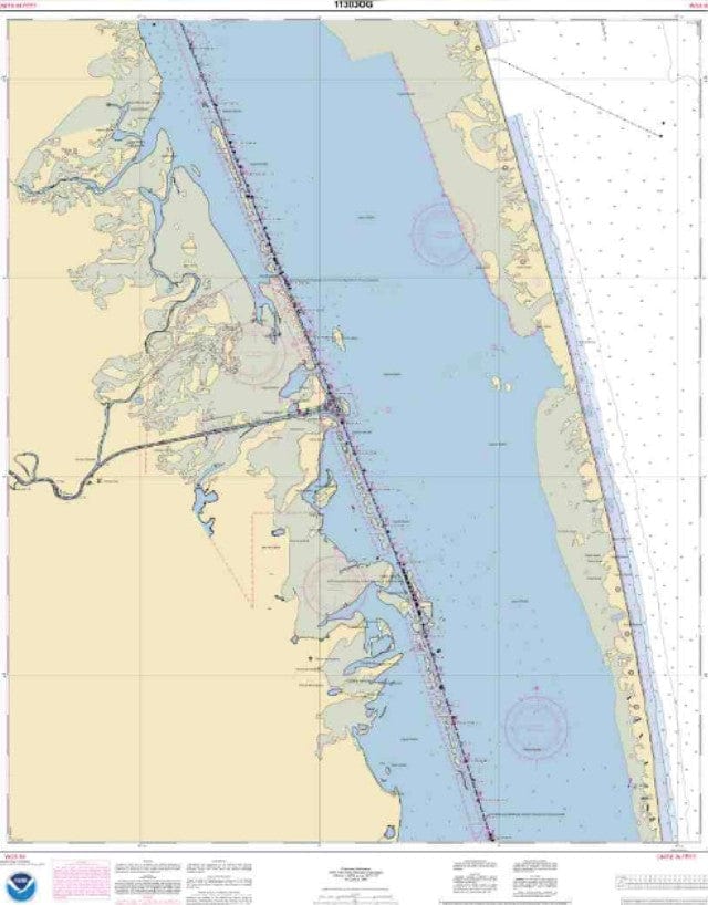 NOAA Nautical Chart 11303: Intracoastal Waterway Laguna Madre - Chubby Island to Stover Point, including The Arroyo Colorado