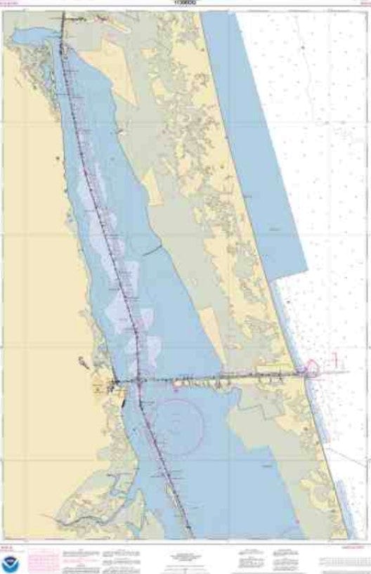 NOAA Nautical Chart 11306: Intracoastal Waterway Laguna Madre Middle Ground to Chubby Island