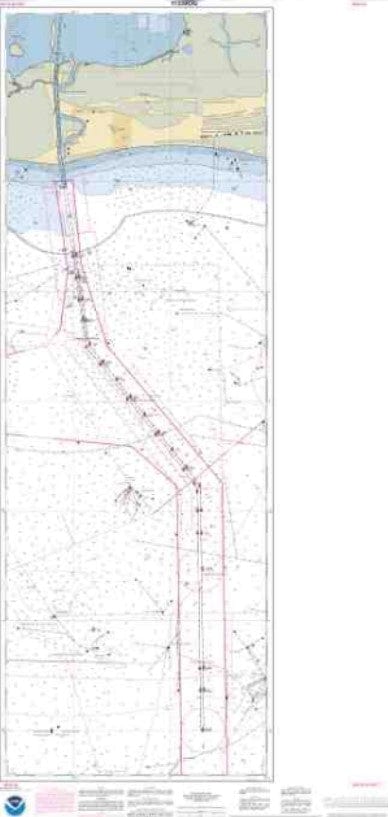 NOAA Nautical Chart 11339: Calcasieu River and Approaches