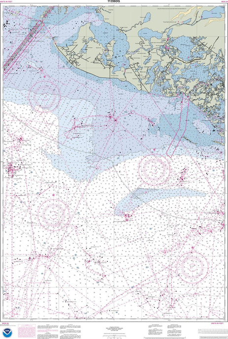 NOAA Nautical Chart 11356: Isles Dernieres to Point au Fer