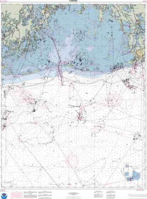 NOAA Nautical Chart 11357: Timbalier and Terrebonne Bays