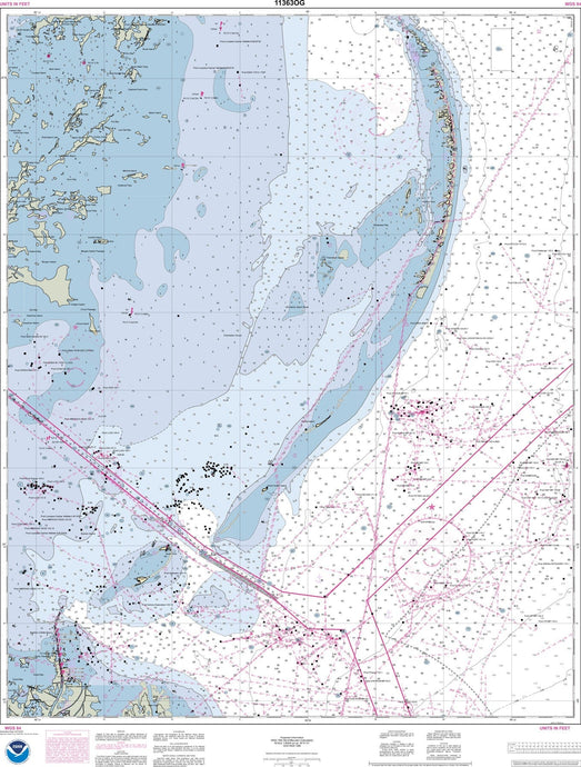 NOAA Nautical Chart 11363: Chandeleur and Breton Sounds