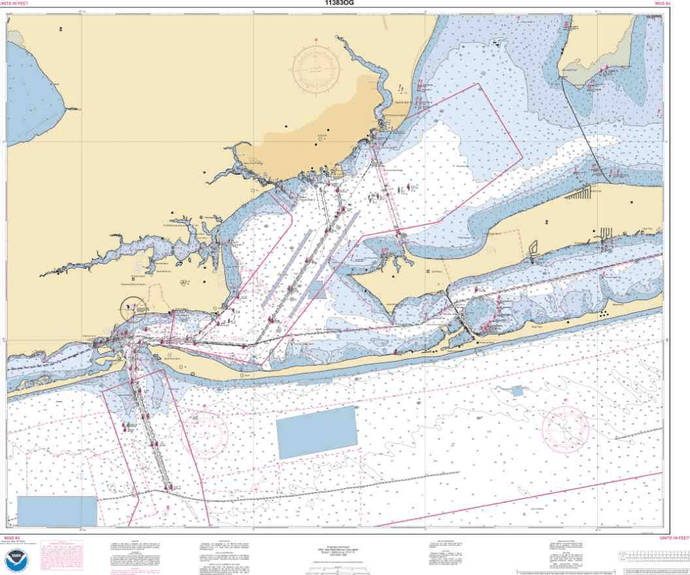 NOAA Nautical Chart 11383: Pensacola Bay