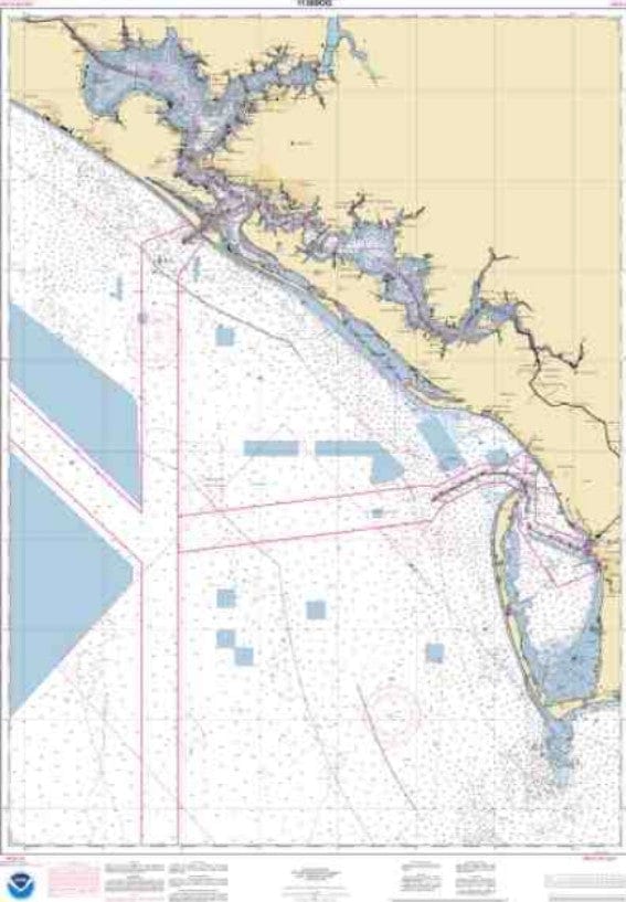 NOAA Nautical Chart 11389: St Joseph and St Andrew Bays