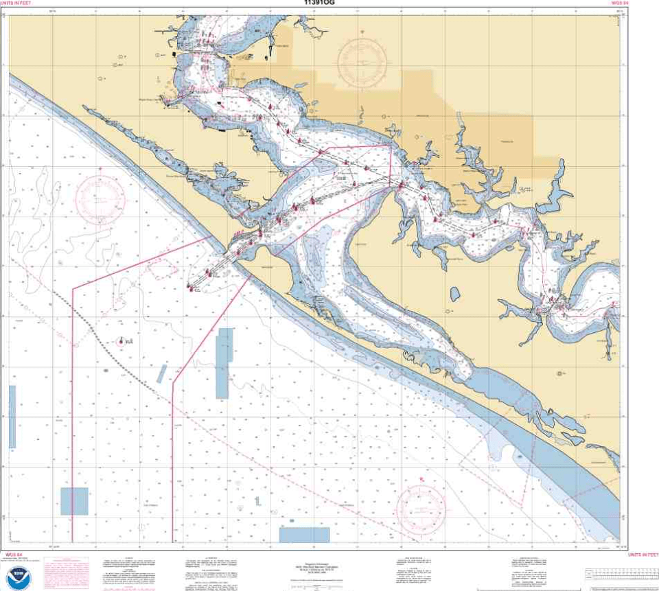 NOAA Nautical Chart 11391: St. Andrew Bay