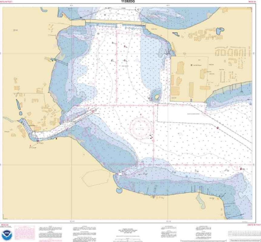 NOAA Nautical Chart 11392: St. Andrew Bay - Bear Point to Sulpher Point