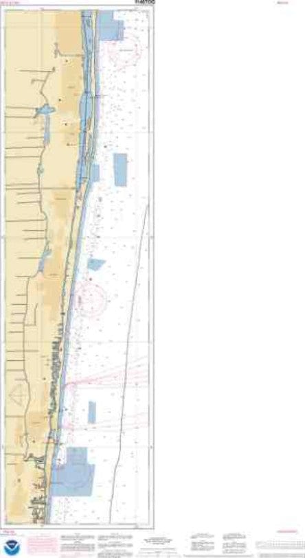 NOAA Nautical Chart 11467: Intracoastal Waterway West Palm Beach to Miami