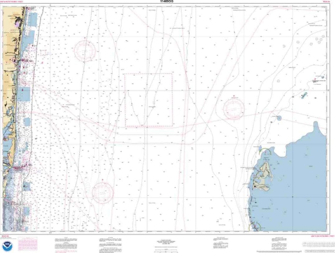 NOAA Nautical Chart 11469: Straits of Florida Fowey Rocks, Hillsboro Inlet to Bimini Islands, Bahamas