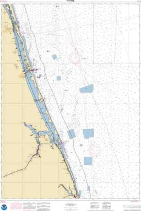 NOAA Nautical Chart 11474: Bethel Shoal to Jupiter Inlet