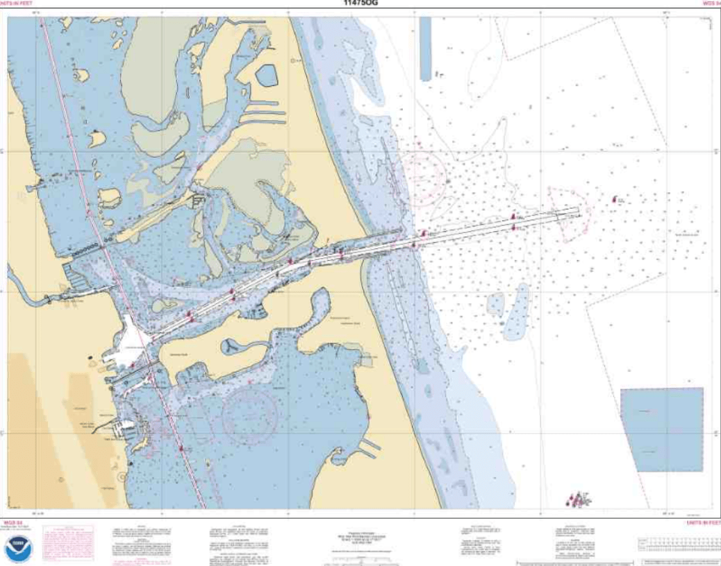 NOAA Nautical Chart 11475: Fort Pierce Harbor