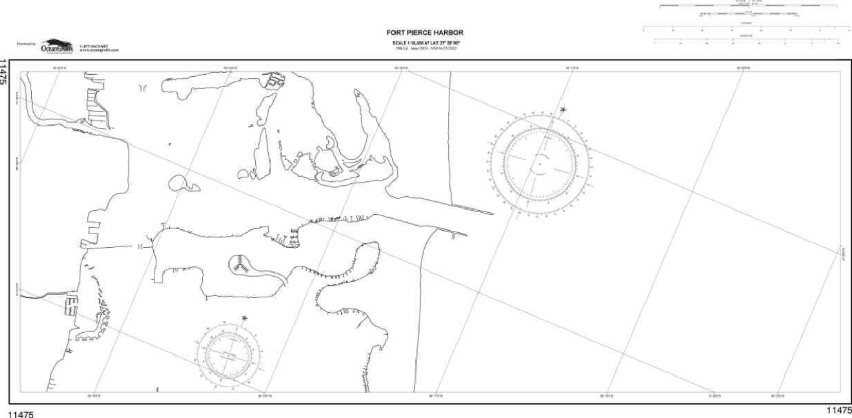 NOAA Nautical Chart 11475: Fort Pierce Harbor