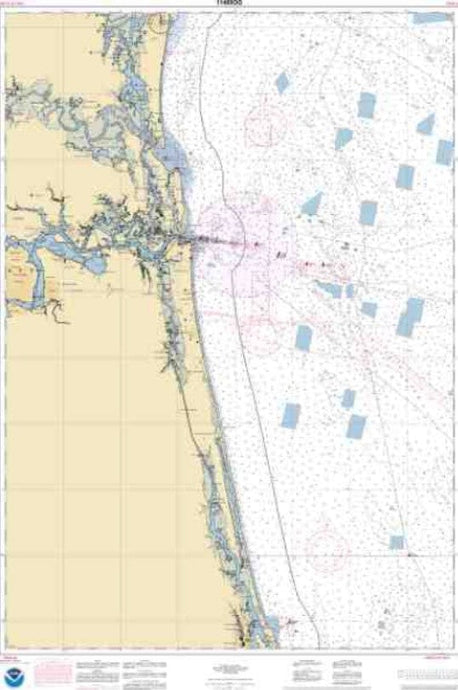 NOAA Nautical Chart 11488: Amelia Island to St. Augustine