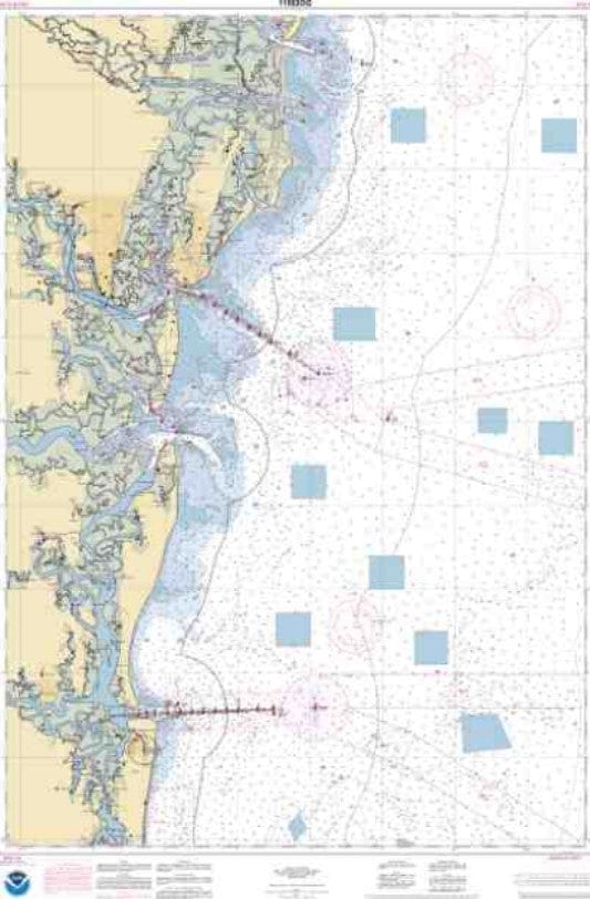 NOAA Nautical Chart 11502: Doboy Sound to Fernadina