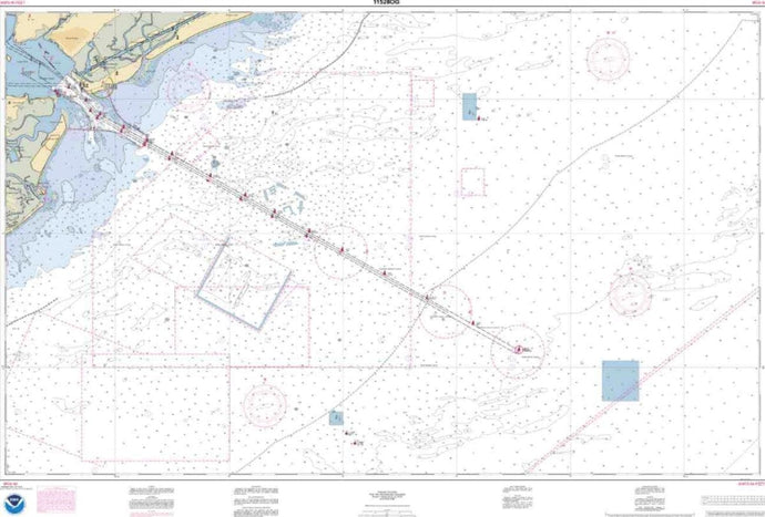 NOAA Nautical Chart 11528: Charleston Harbor Entrance and Approach