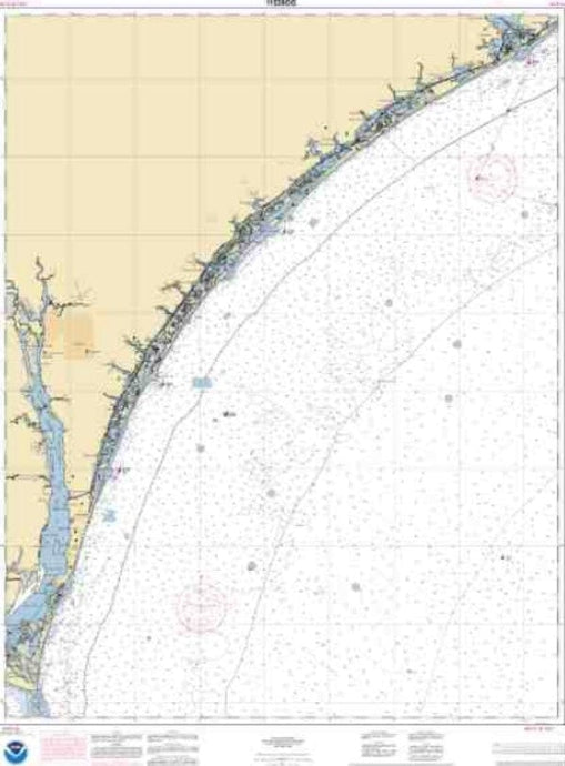 NOAA Nautical Chart 11539: New River Inlet to Cape Fear