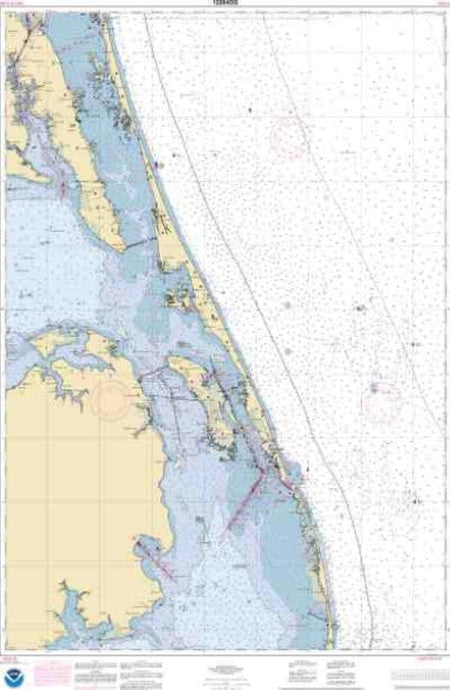 NOAA Nautical Chart 12204: Currituck Beach Light to Wimble Shoals