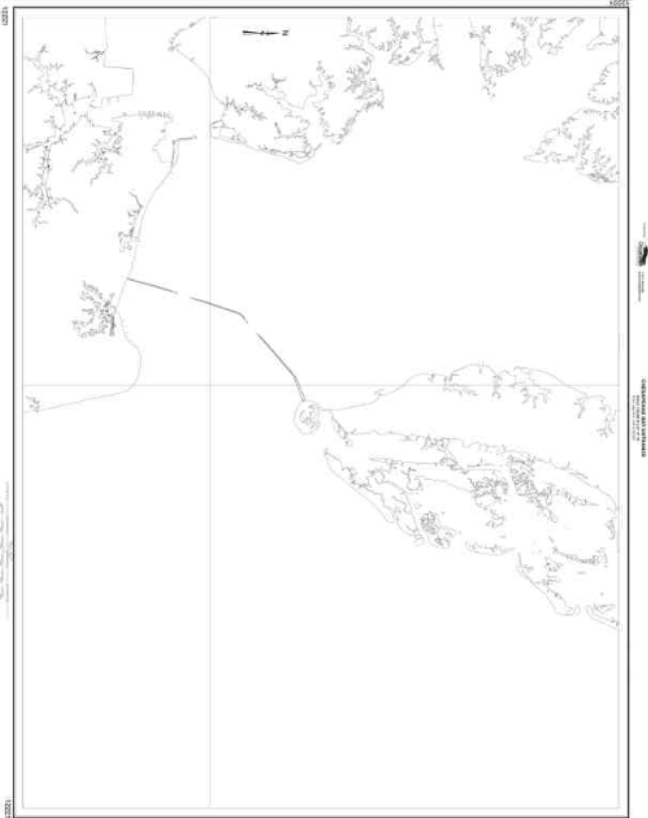 NOAA Nautical Chart 12221: Chesapeake Bay Entrance