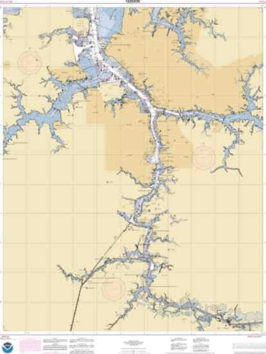 NOAA Nautical Chart 12253: Norfolk Harbor and Elizabeth River